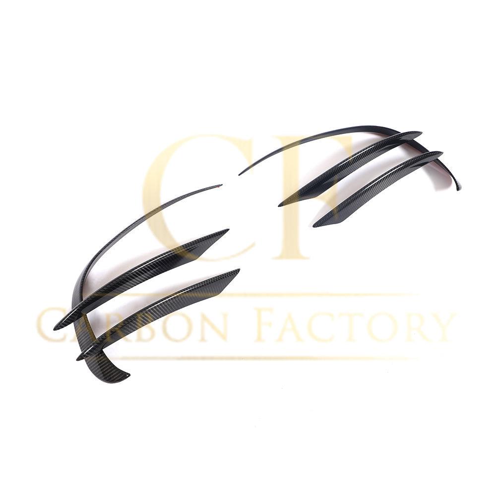 Pre-Preg Carbon Fibre Front Canards Sets for Mercedes W205 C Class AMG 19-21-Carbon Factory