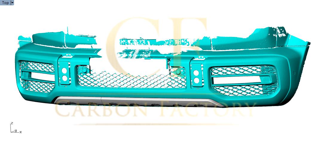 Pre-Preg Carbon Fibre Front Centre Splitter for Mercedes W464 G Class G Wagon 19-Present-Carbon Factory