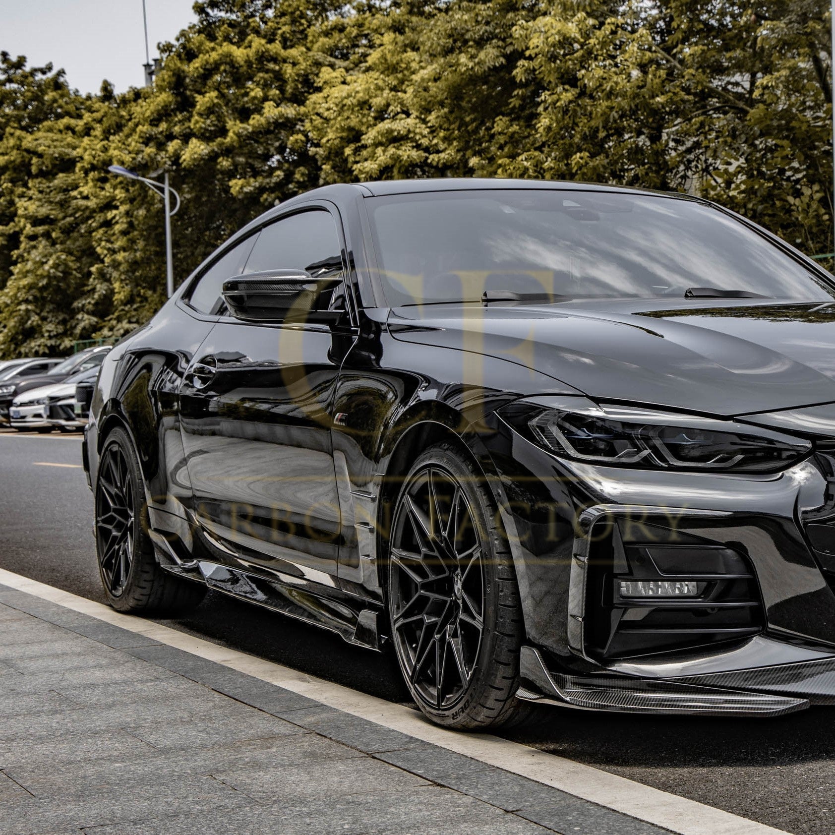 Pre-Preg Carbon Fibre Front Fender Trims for BMW 4 Series G22 G23 20-Present-Carbon Factory