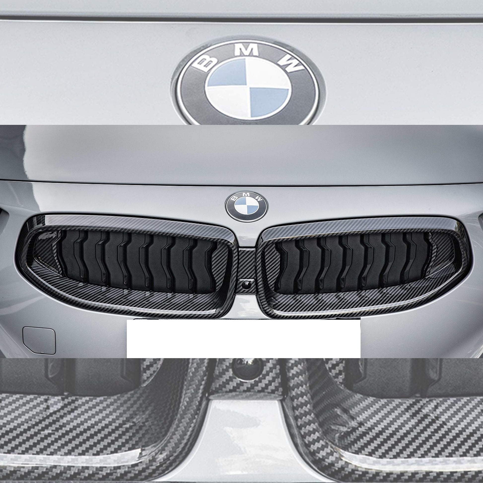 Pre-Preg Carbon Fibre Front Grille for BMW 2 Series G42 Coupe 21-Present-Carbon Factory