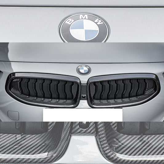 Pre-Preg Carbon Fibre Front Grille for BMW 2 Series G42 Coupe 21-Present-Carbon Factory