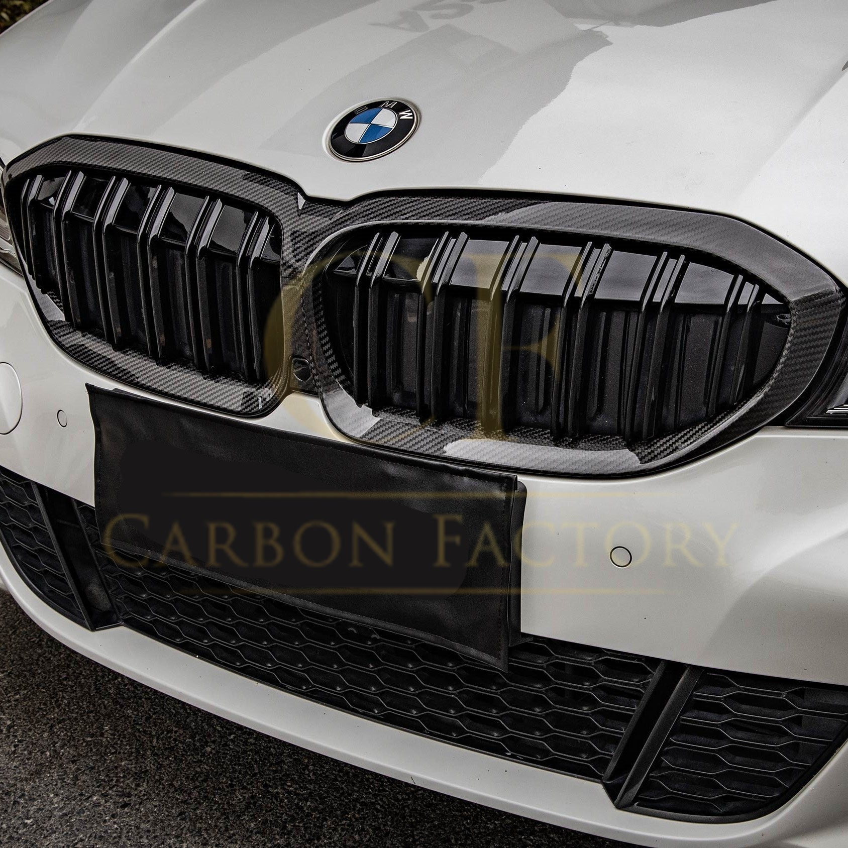 Pre-Preg Carbon Fibre Front Grille for BMW G20 G28 3 Series 19-22-Carbon Factory