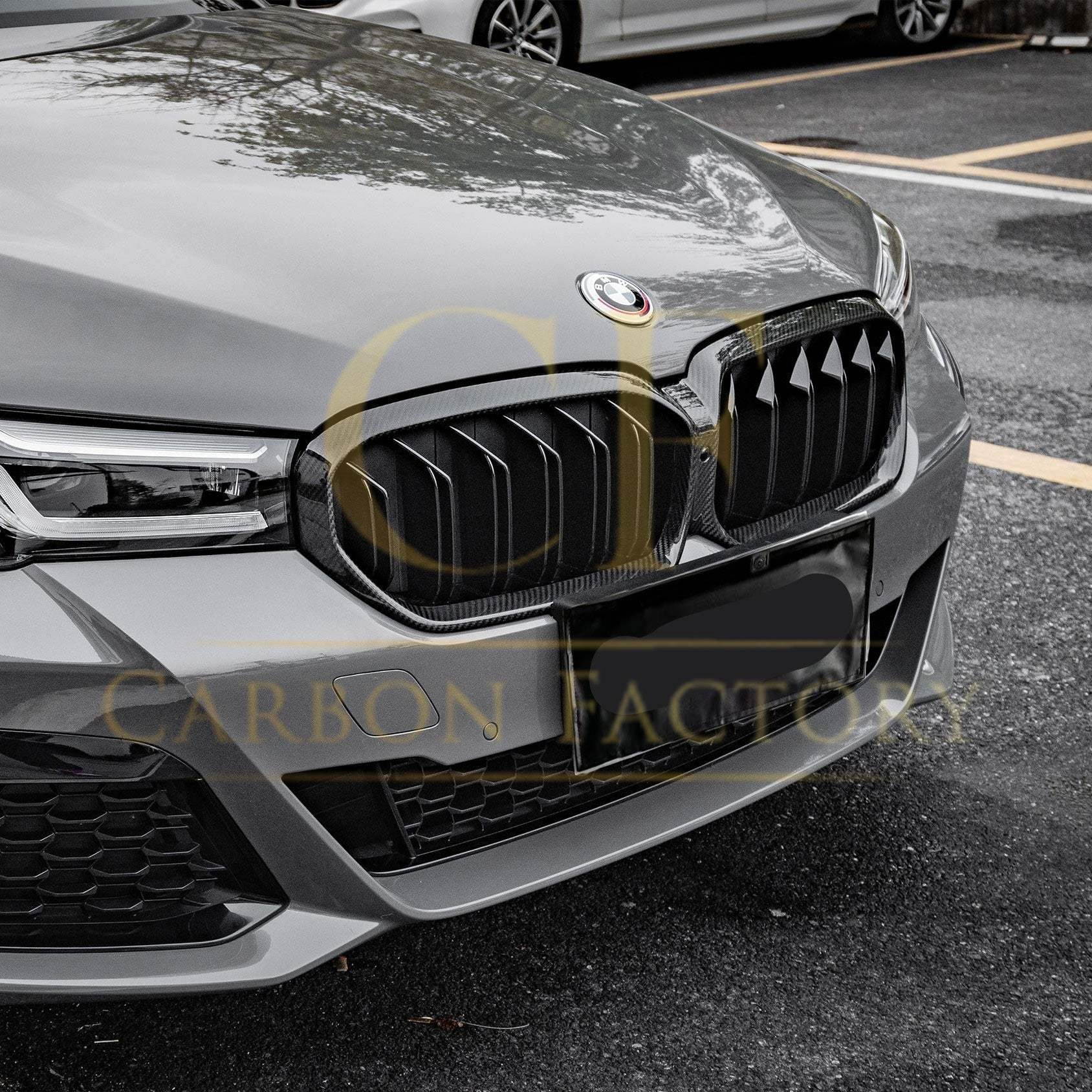 Pre-Preg Carbon Fibre Front Grille for BMW G30 5 Series inc F90 M5 LCI 21-23-Carbon Factory