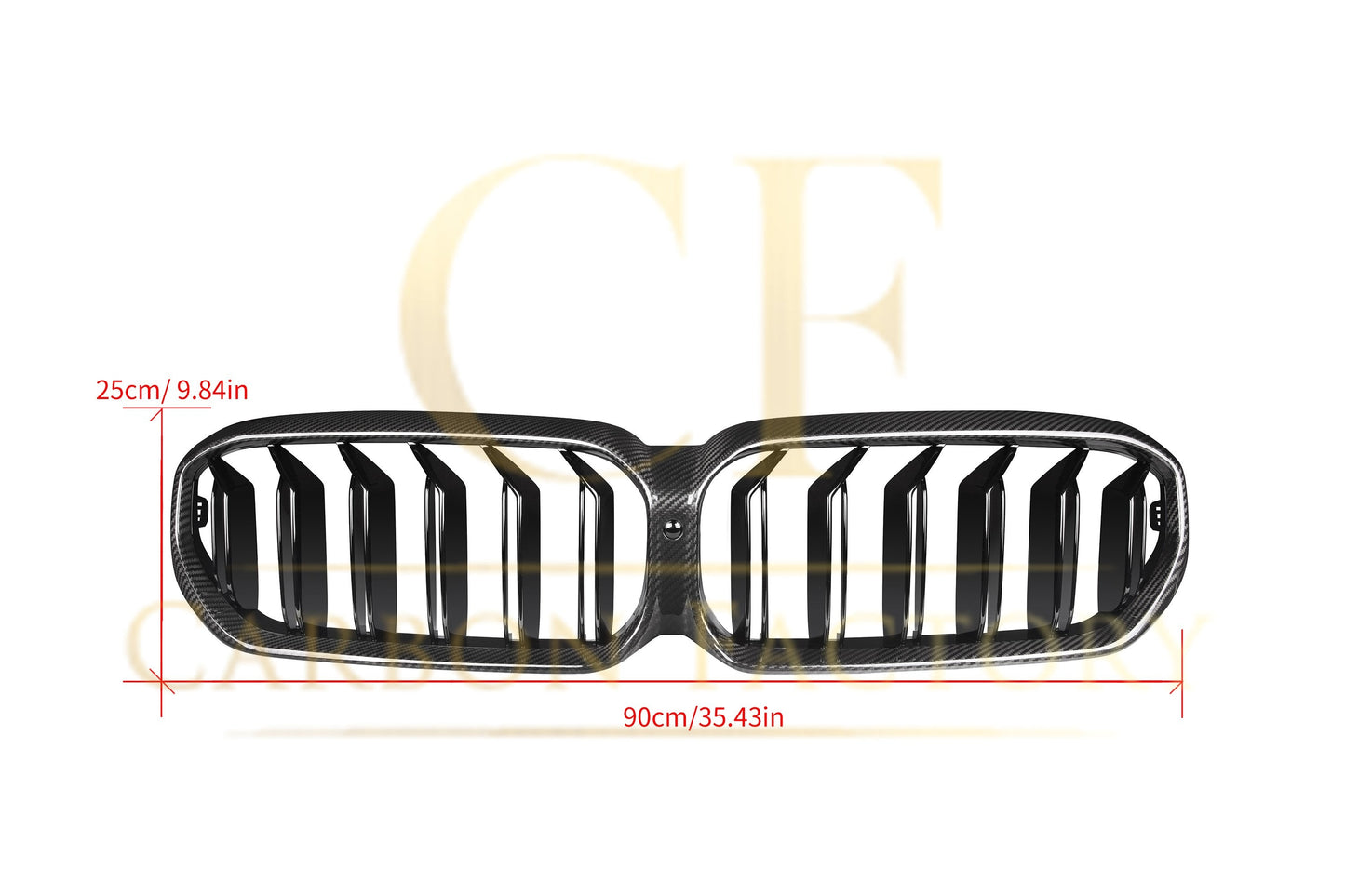Pre-Preg Carbon Fibre Front Grille for BMW G30 5 Series inc F90 M5 LCI 21-23-Carbon Factory
