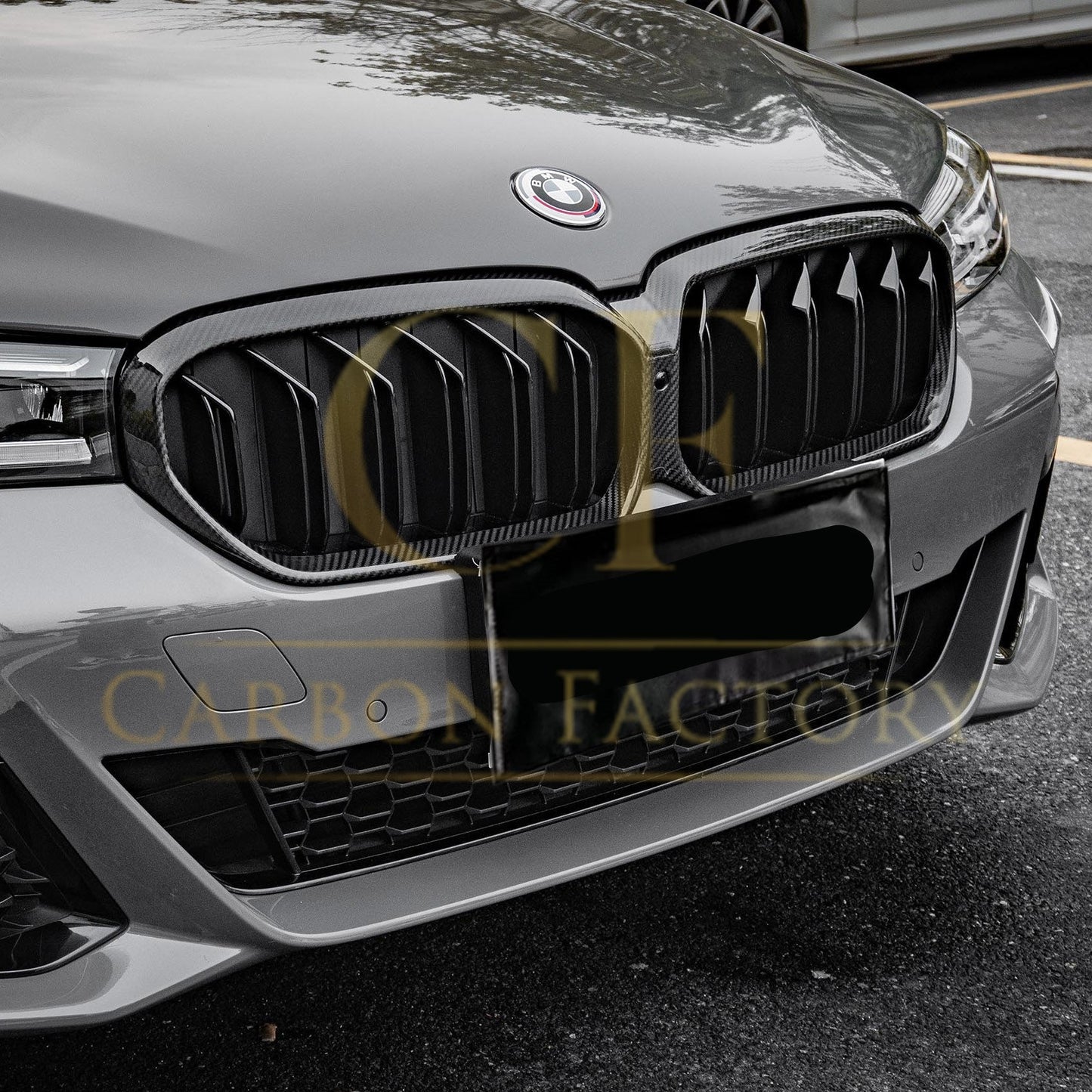Pre-Preg Carbon Fibre Front Grille for BMW G30 5 Series inc F90 M5 LCI 21-23-Carbon Factory