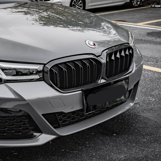 Pre-Preg Carbon Fibre Front Grille for BMW G30 5 Series inc F90 M5 LCI 21-23-Carbon Factory