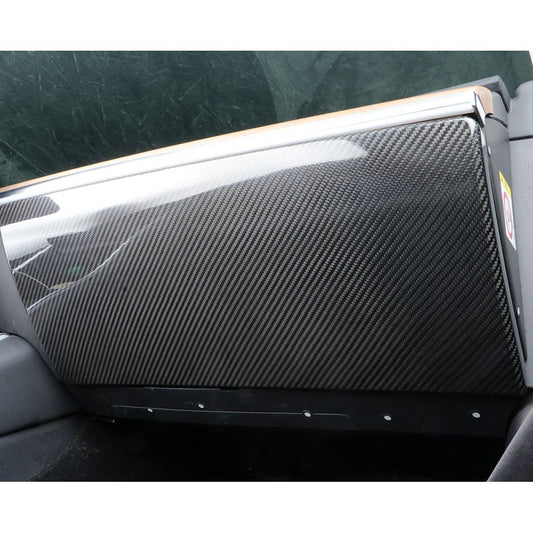 Pre-Preg Carbon Fibre Glove Box Cover for Tesla Model 3 & Model Y 17-23-Carbon Factory