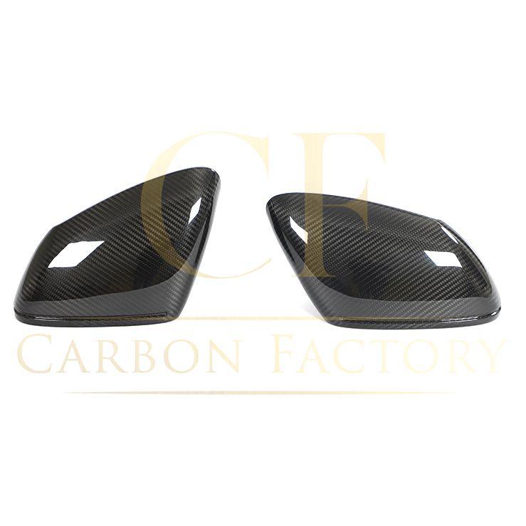 Pre-Preg Carbon Fibre Mirror Covers for Porsche Taycan LHD 9J1 19-Present-Carbon Factory