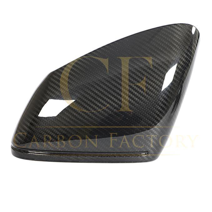 Pre-Preg Carbon Fibre Mirror Covers for Porsche Taycan LHD 9J1 19-Present-Carbon Factory