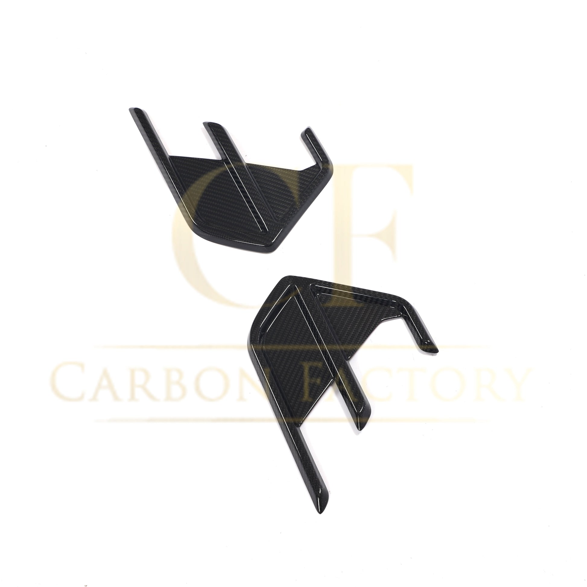 Pre-Preg Carbon Fibre Rear Canards for Audi 4K RS7 20-22-Carbon Factory