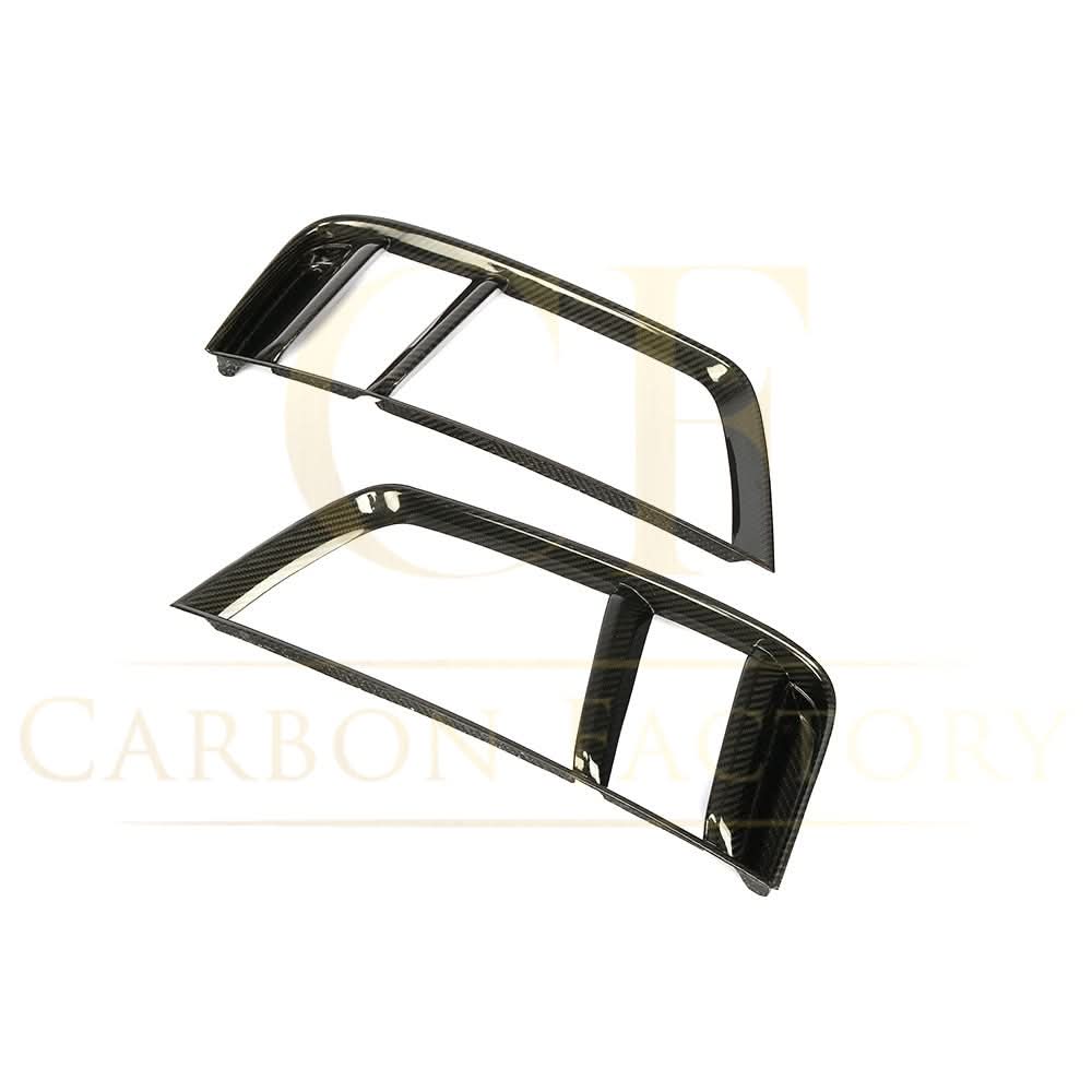 Pre-Preg Carbon Fibre Rear Side Vent Covers for Audi R8 V10 Gen 2 15-19 - Carbon Factory