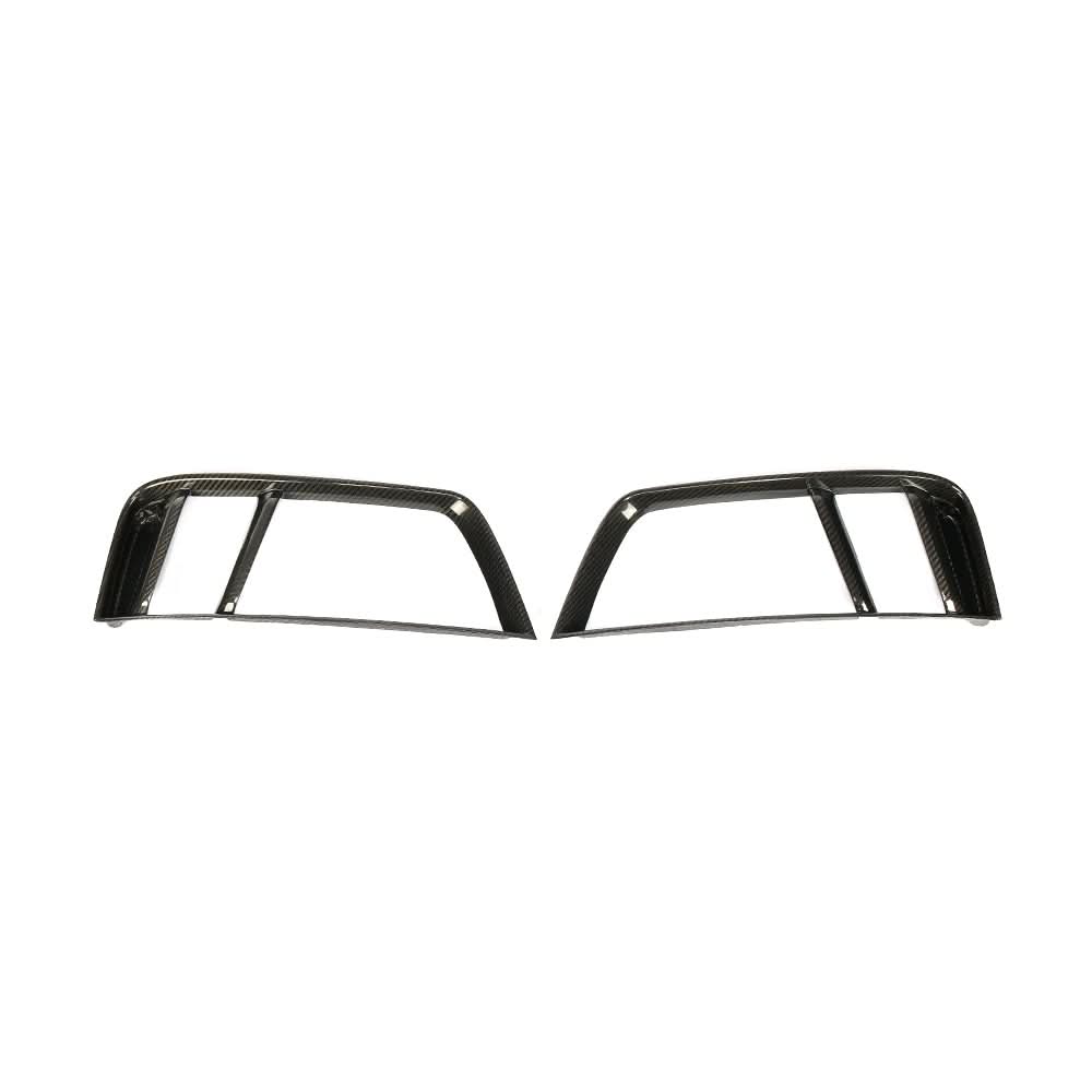 Pre-Preg Carbon Fibre Rear Side Vent Covers for Audi R8 V10 Gen 2 15-19 - Carbon Factory