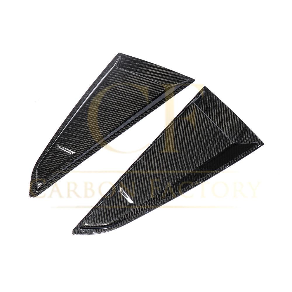 Pre-Preg Carbon Fibre Rear Window Trims for Audi 8S TT TTS TTRS MK3 15-18-Carbon Factory