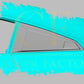 Pre-Preg Carbon Fibre Rear Window Trims for Audi 8S TT TTS TTRS MK3 15-18-Carbon Factory