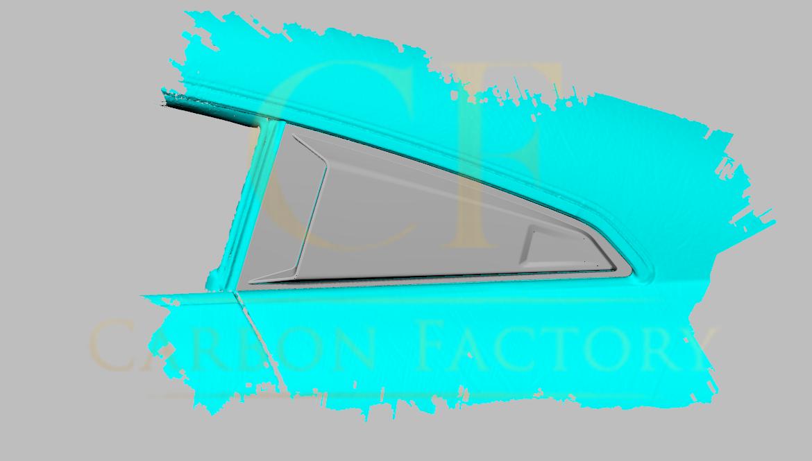 Pre-Preg Carbon Fibre Rear Window Trims for Audi 8S TT TTS TTRS MK3 15-18-Carbon Factory