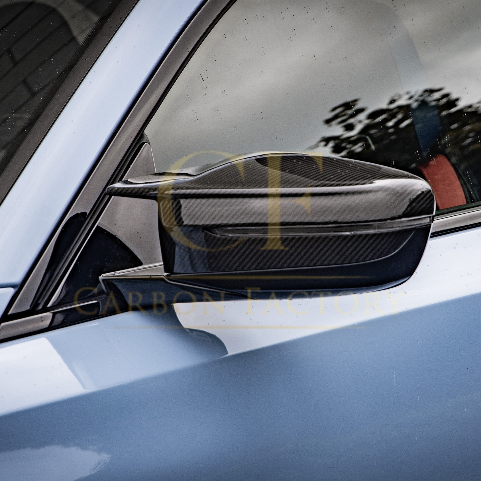 Pre-Preg Carbon Fibre Replacement Mirror Covers for BMW G22 G23 G26 M440i i4 M50 20-Present-Carbon Factory