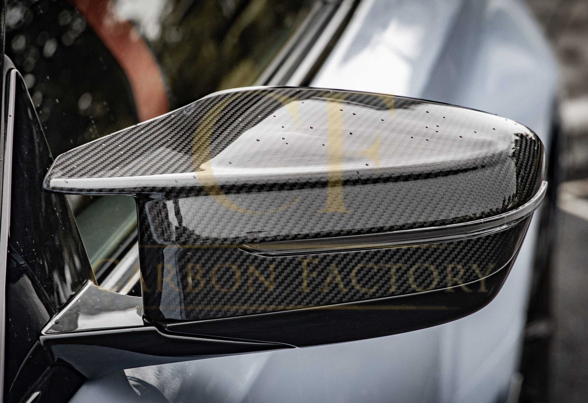 Pre-Preg Carbon Fibre Replacement Mirror Covers for BMW G22 G23 G26 M440i i4 M50 20-Present-Carbon Factory