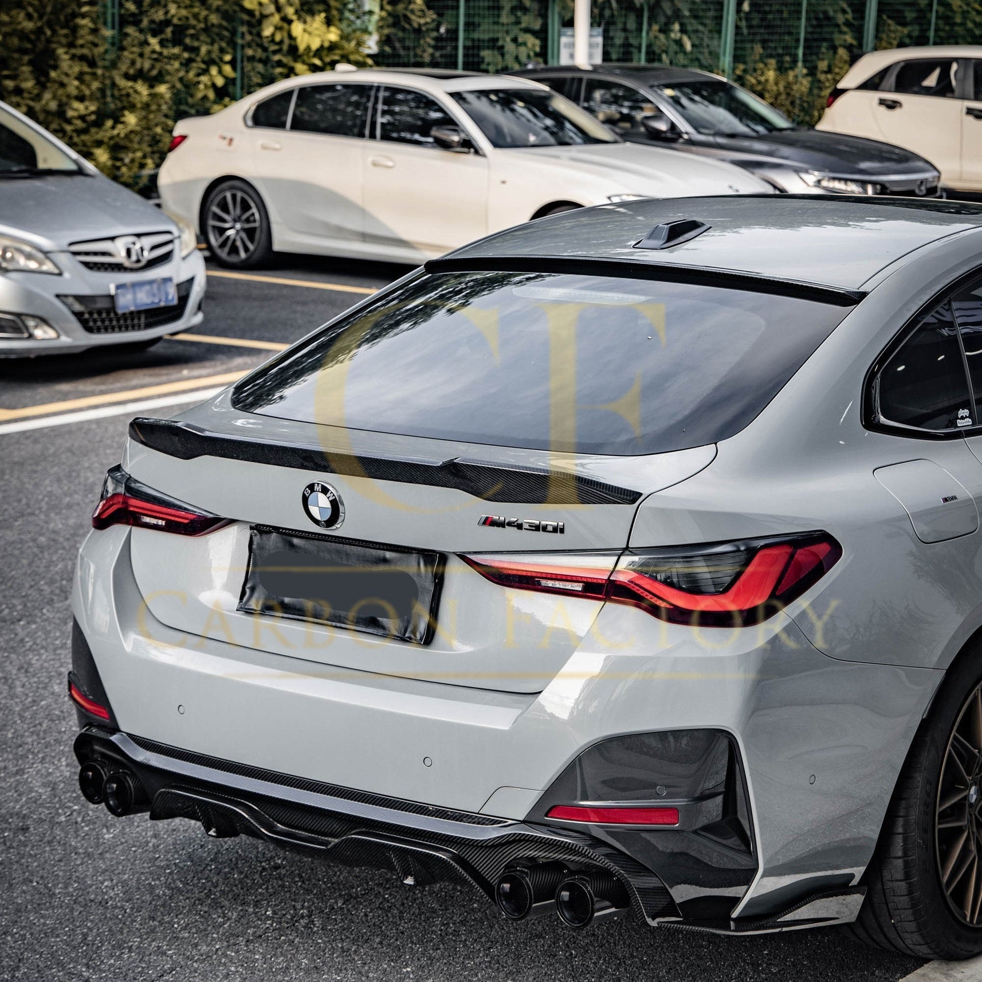 Pre-Preg Carbon Fibre Roof Spoiler for BMW G26 4 Series Gran Coupe i4 20-25-Carbon Factory