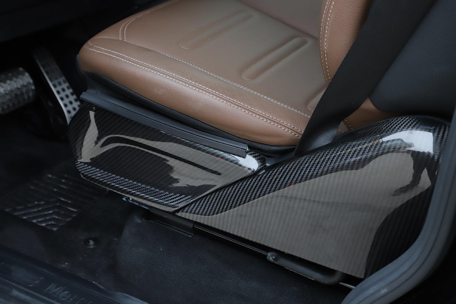 Pre-Preg Carbon Fibre Seat Trim Covers for Mercedes W464 G Class G Wagon 19-Present-Carbon Factory