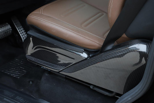 Pre-Preg Carbon Fibre Seat Trim Covers for Mercedes W464 G Class G Wagon 19-Present-Carbon Factory