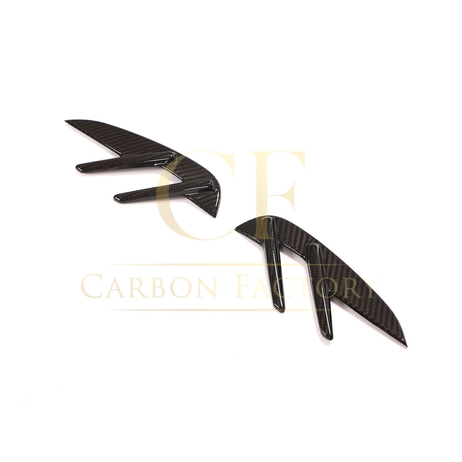 Pre-Preg Carbon Fibre Side Vent Trims for BMW G80 M3 21-Present - Carbon Factory