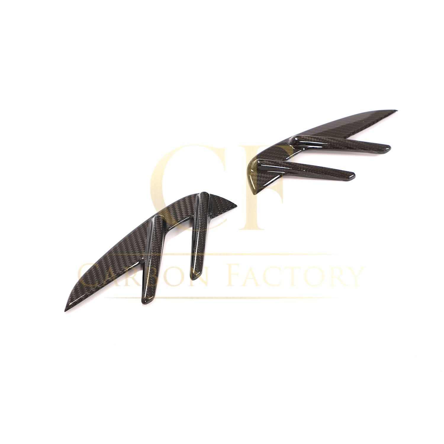 Pre-Preg Carbon Fibre Side Vent Trims for BMW G80 M3 21-Present - Carbon Factory