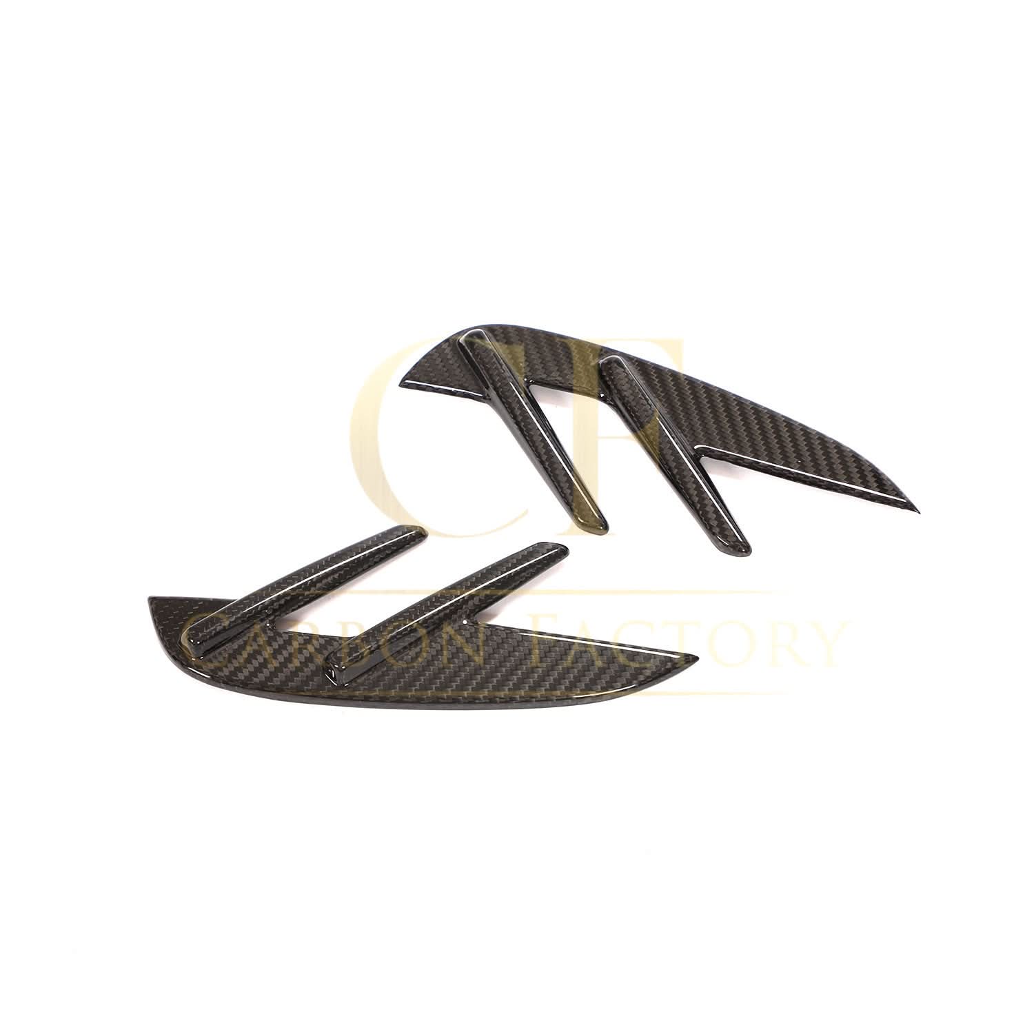 Pre-Preg Carbon Fibre Side Vent Trims for BMW G80 M3 21-Present - Carbon Factory