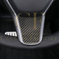 Pre-Preg Carbon Fibre Steering Wheel Trims for Tesla Model 3 & Model Y 17-23-Carbon Factory