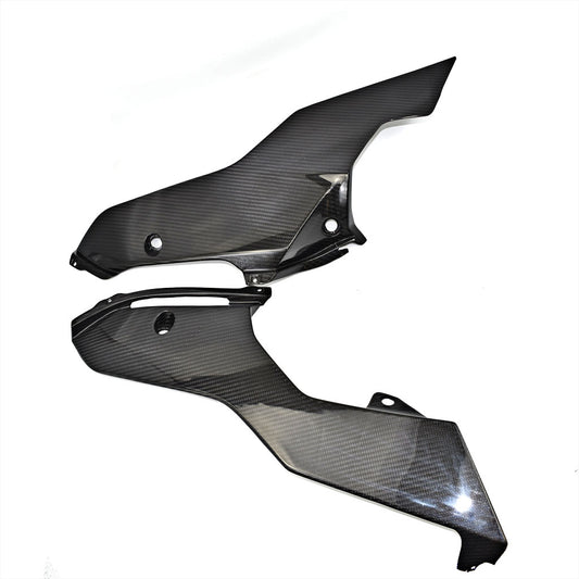 Pre-preg Carbon Fibre Carbon Belly Pans for Yamaha R6 2017-2022-Carbon Factory