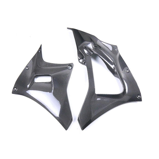 Pre-preg Carbon Fibre Carbon Lower Side Panels for Yamaha R7 2022-Present-Carbon Factory