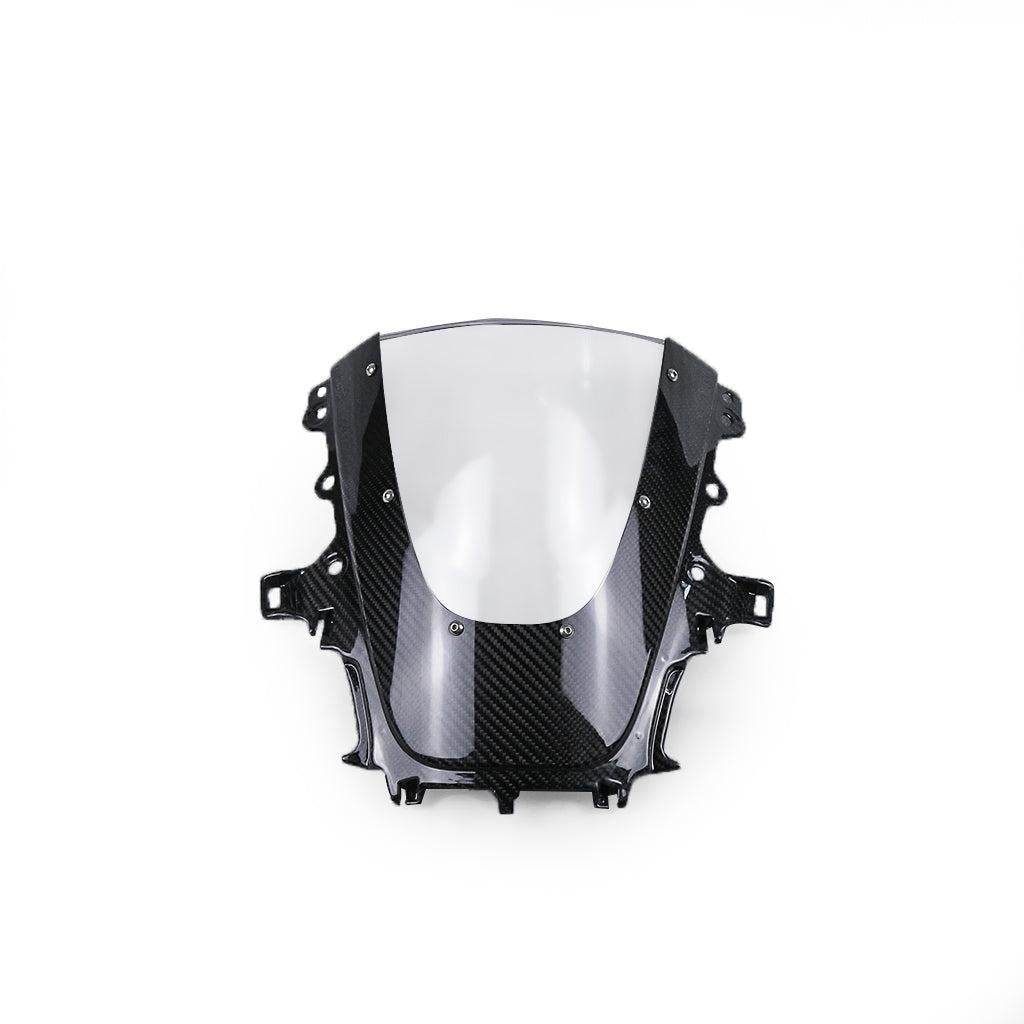 Pre-preg Carbon Fibre Fairing Screen With transparent glass for Yamaha R1 2020-2024-Carbon Factory