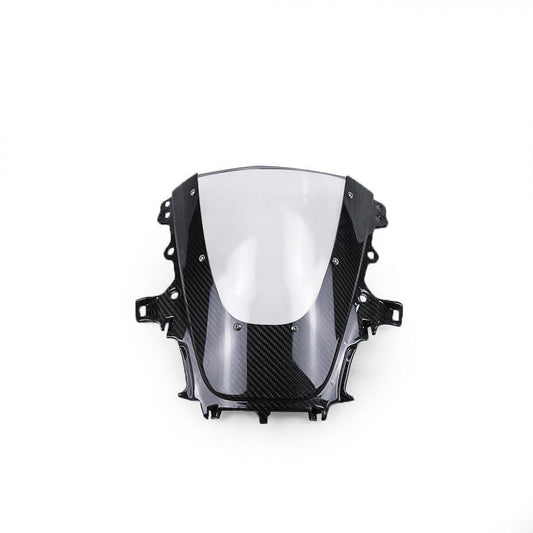 Pre-preg Carbon Fibre Fairing Screen With transparent glass for Yamaha R1 2020-2024-Carbon Factory