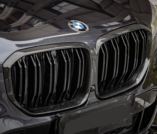 Pre-preg Carbon Fibre Front Grille for BMW G05 X5 19-22-Carbon Factory