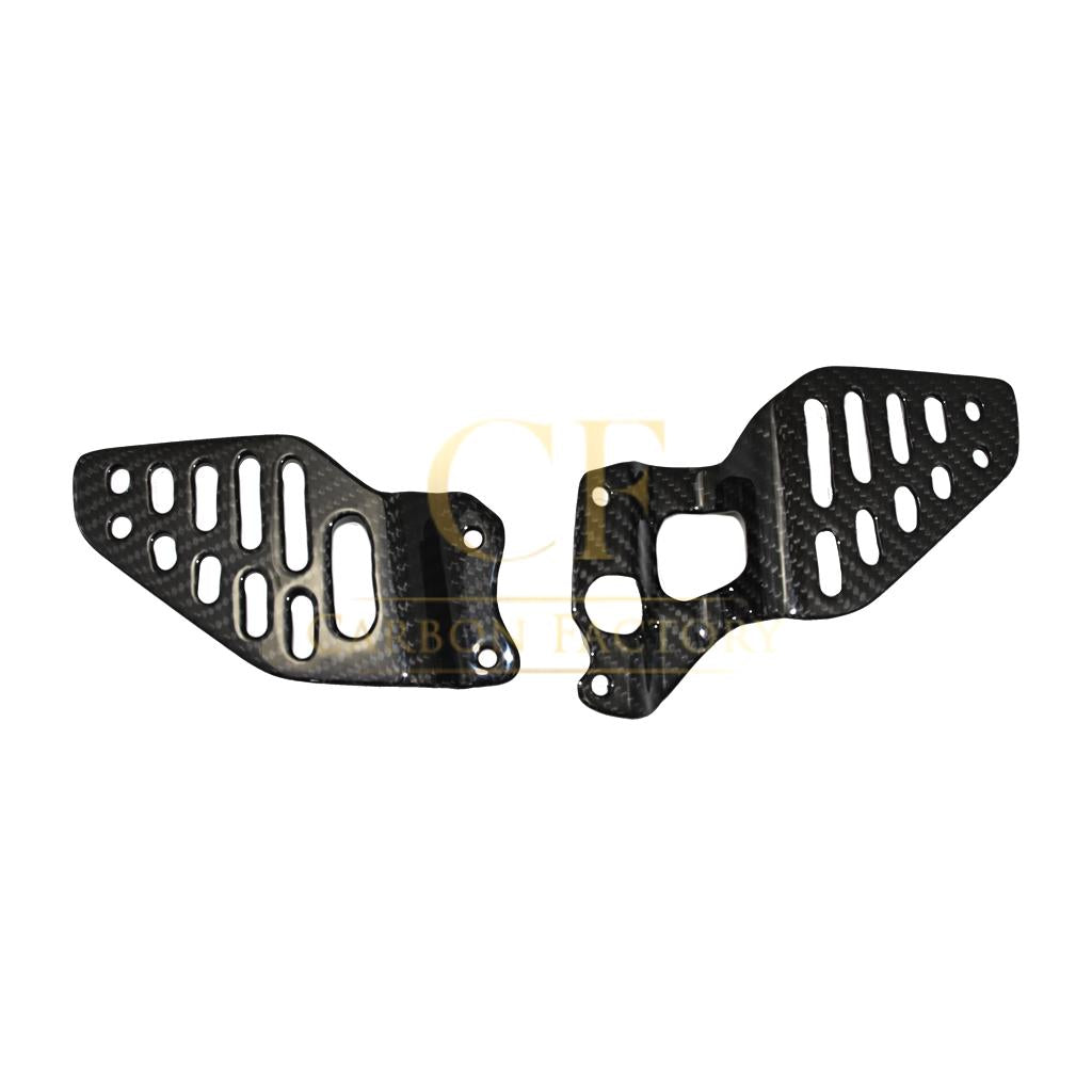 Pre-preg Carbon Fibre Heel Plates for Yamaha R6 2008-2015-Carbon Factory