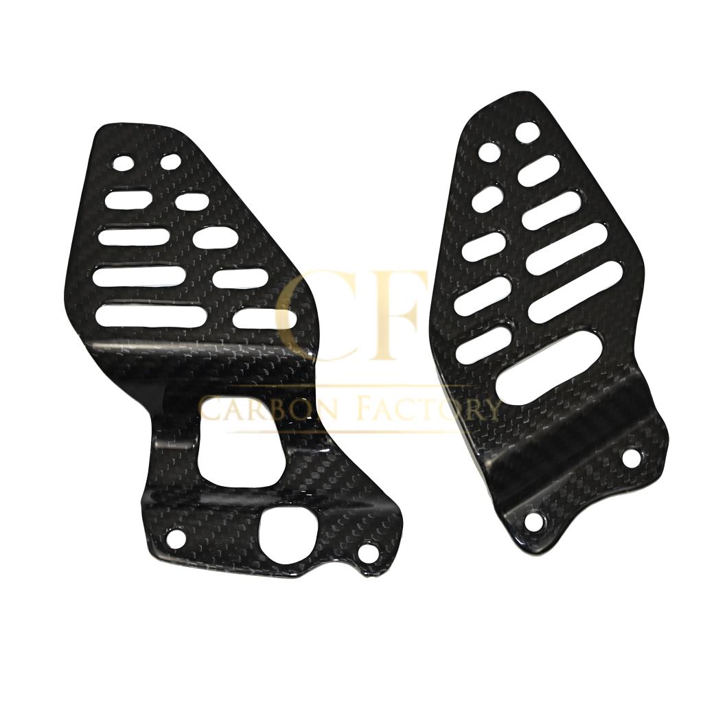 Pre-preg Carbon Fibre Heel Plates for Yamaha R6 2008-2015-Carbon Factory