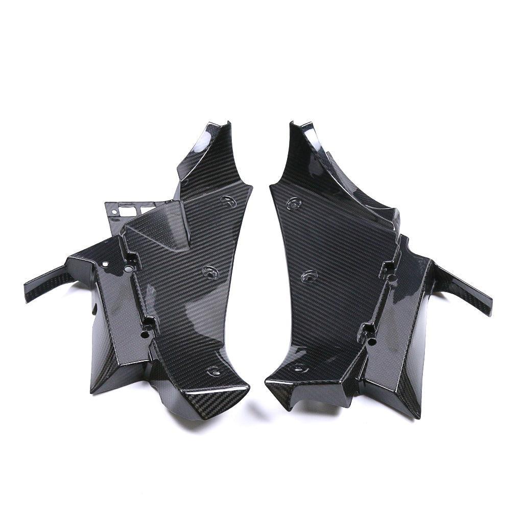 Pre-preg Carbon Fibre Instrument Side Panels for Yamaha R7 2022-Present-Carbon Factory