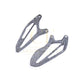 Pre-preg Carbon Fibre Rear Heel Plates for Yamaha R7 2022-Present-Carbon Factory