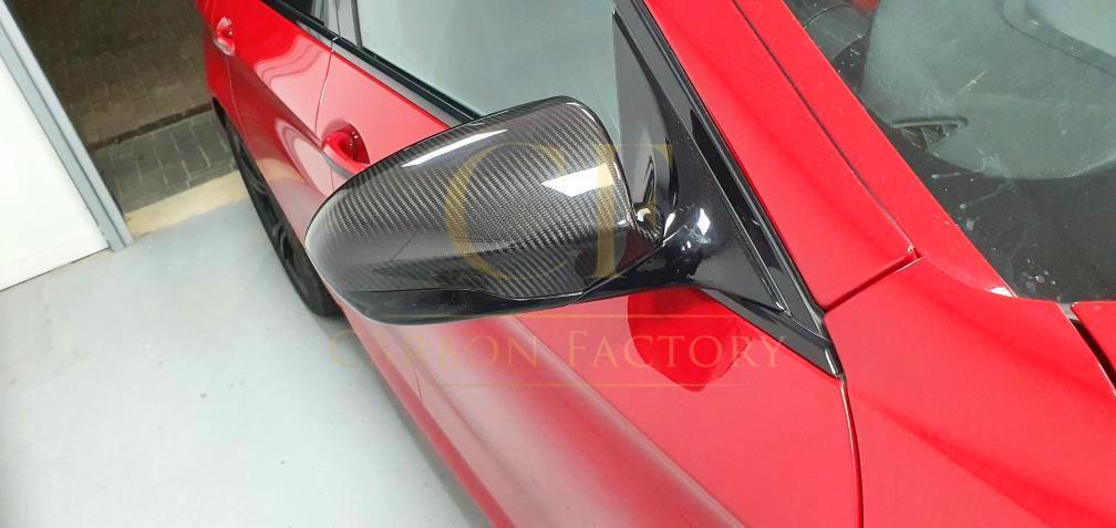Pre-preg Carbon Fibre Replacement Mirror Covers for BMW F10 M5 F06 F12 F13 M6 12-16-Carbon Factory
