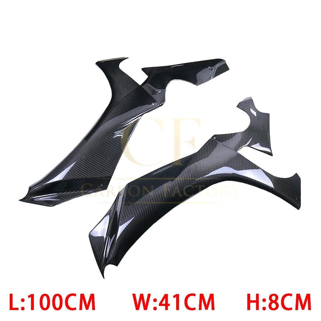 Pre-preg Carbon Fibre Side Fairings for Yamaha R1 2020-2024-Carbon Factory