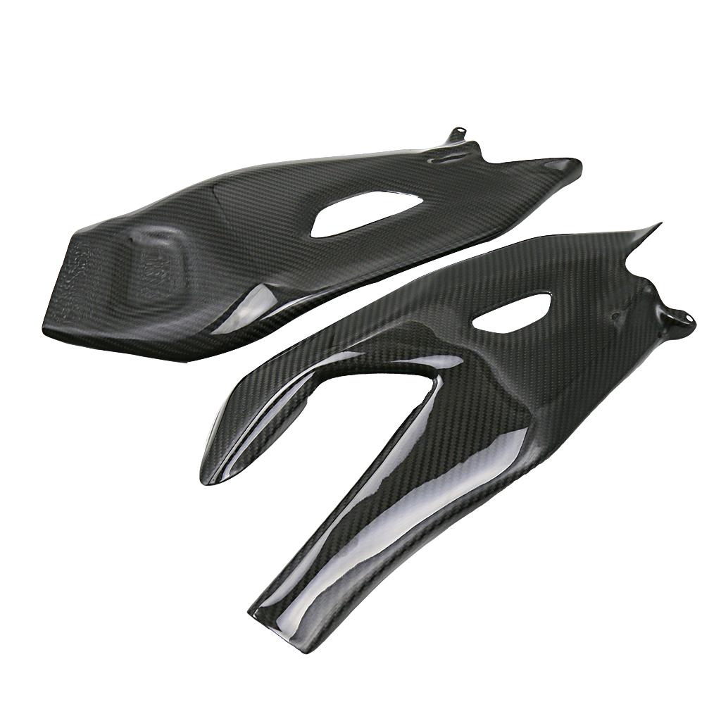 Pre-preg Carbon Fibre Swingarm Covers Protectors for Yamaha R1 2015-2024-Carbon Factory