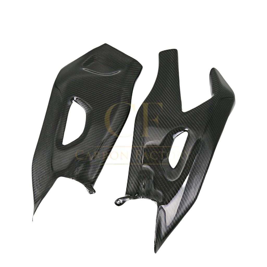 Pre-preg Carbon Fibre Swingarm Covers Protectors for Yamaha R1 2015-2024-Carbon Factory