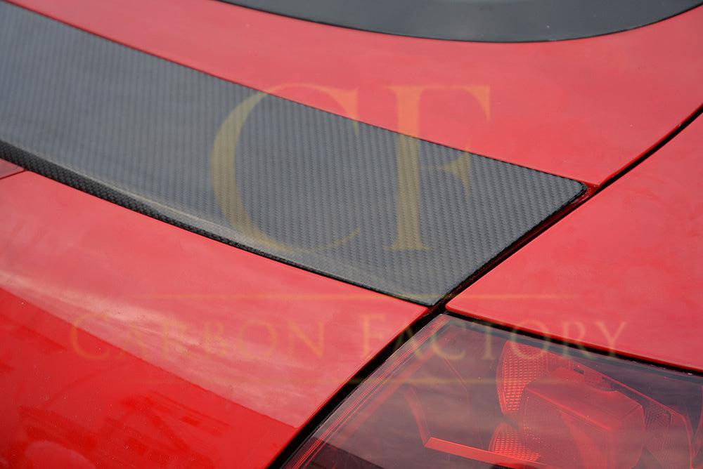 R Style Carbon Fibre Boot Spoiler for Audi 8J TT TTS MK2 07-14-Carbon Factory