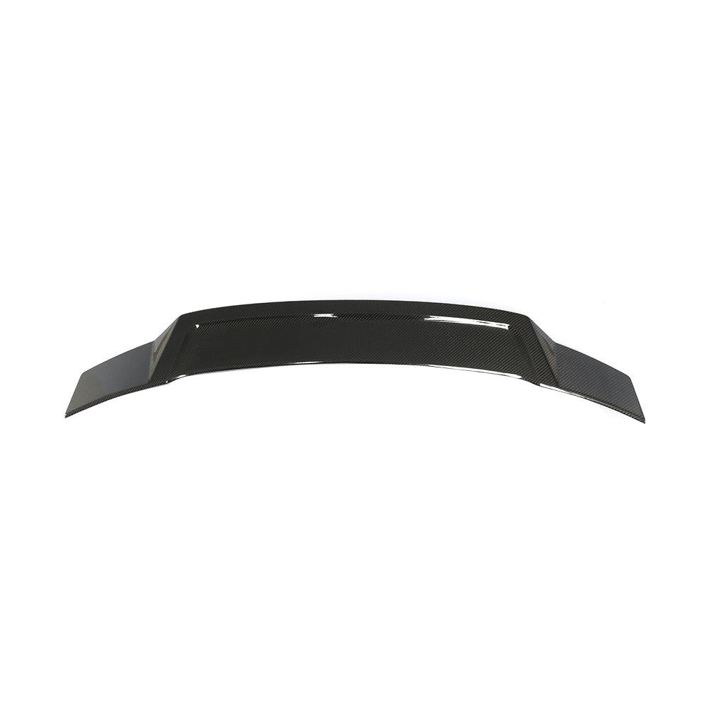 R Style Carbon Fibre Boot Spoiler for Audi A4 S4 B9 16-22-Carbon Factory