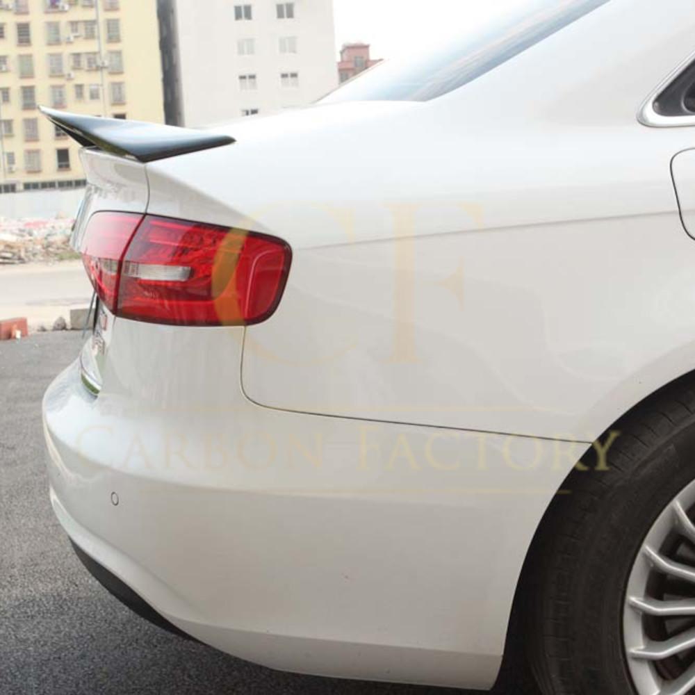 R Style Carbon Fibre Boot Spoiler for Audi B9 A5 S5 RS5 Saloon 17-24-Carbon Factory