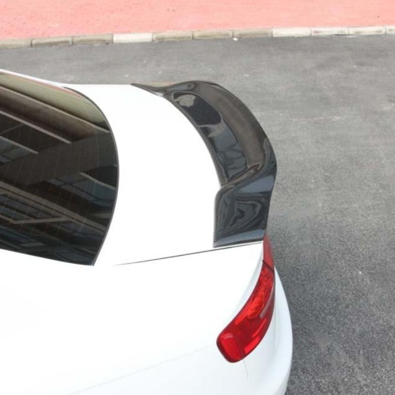 R Style Carbon Fibre Boot Spoiler for Audi B9 A5 S5 RS5 Saloon 17-24-Carbon Factory