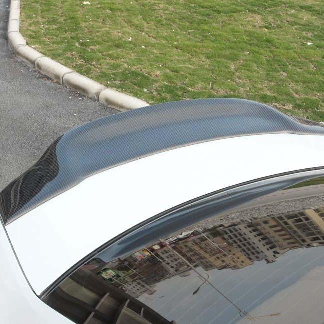 R Style Carbon Fibre Boot Spoiler for Audi C7 A6 12-18-Carbon Factory