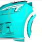 R Style Carbon Fibre Front Splitter for Audi B9.5 A5 S Line & S5 20-22-Carbon Factory