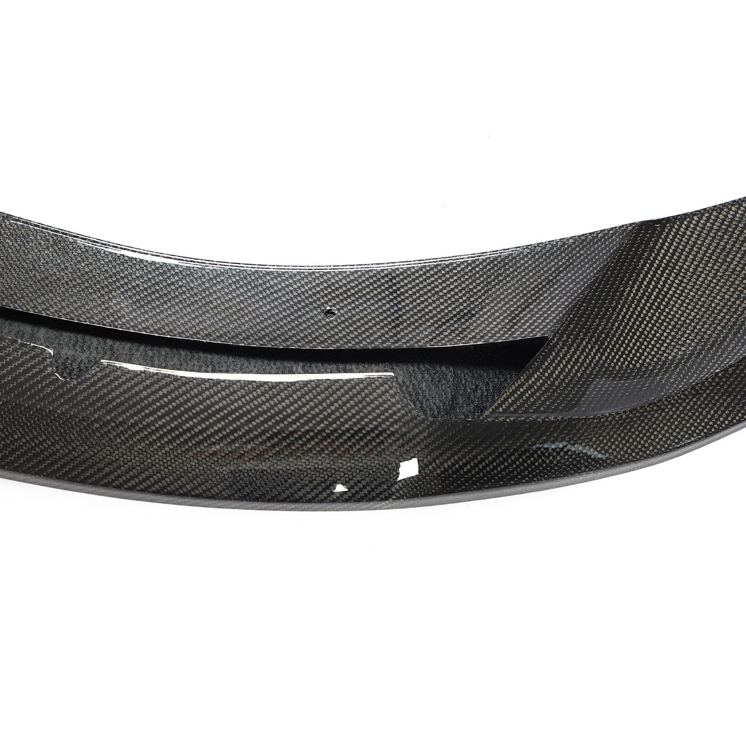 R Style Carbon Fibre Front Splitter for Audi B9.5 A5 S Line & S5 20-22-Carbon Factory