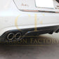 R Style Carbon Fibre Rear Diffuser for Audi A4 B8.5 13-15-Carbon Factory