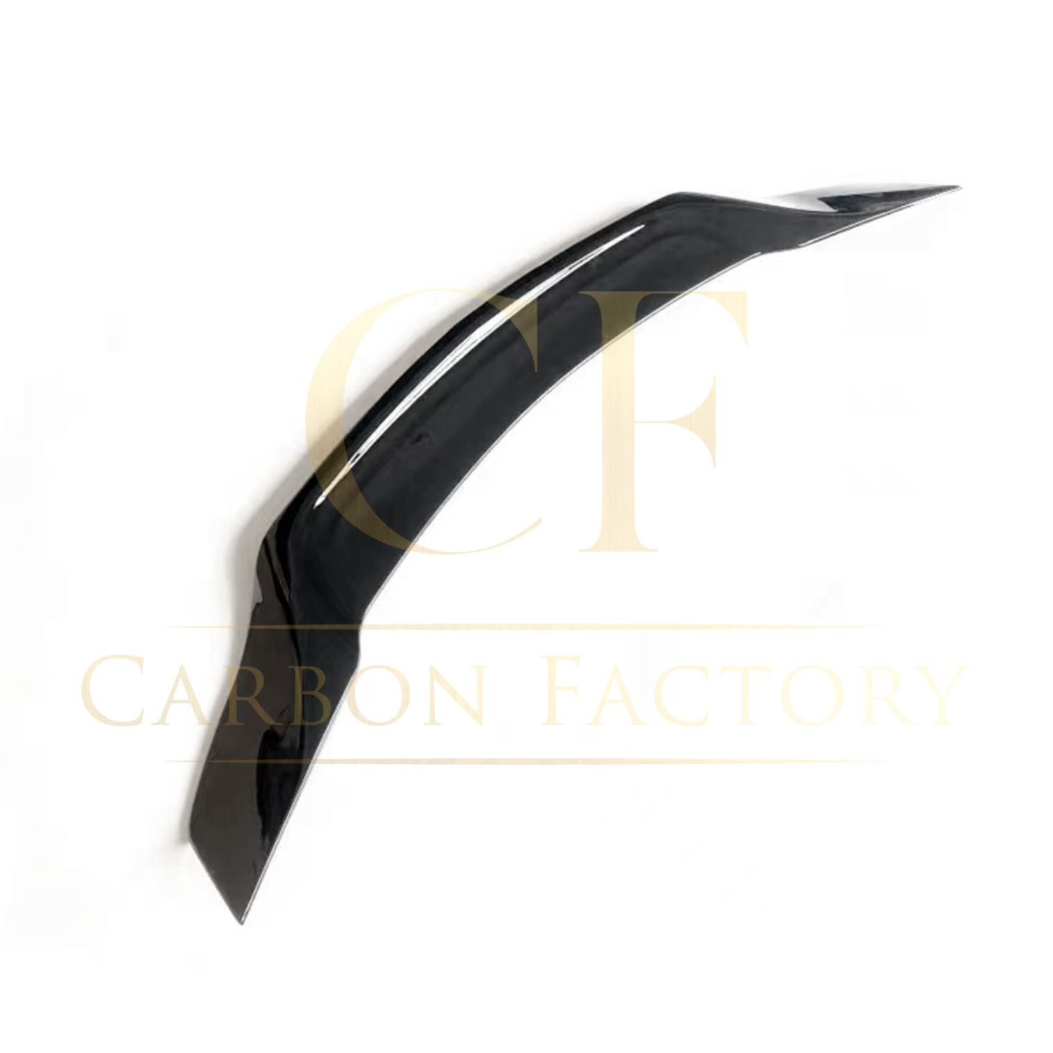 R Style Gloss Black Boot Spoiler for Mercedes Benz W204 C Class Saloon 07-14-Carbon Factory